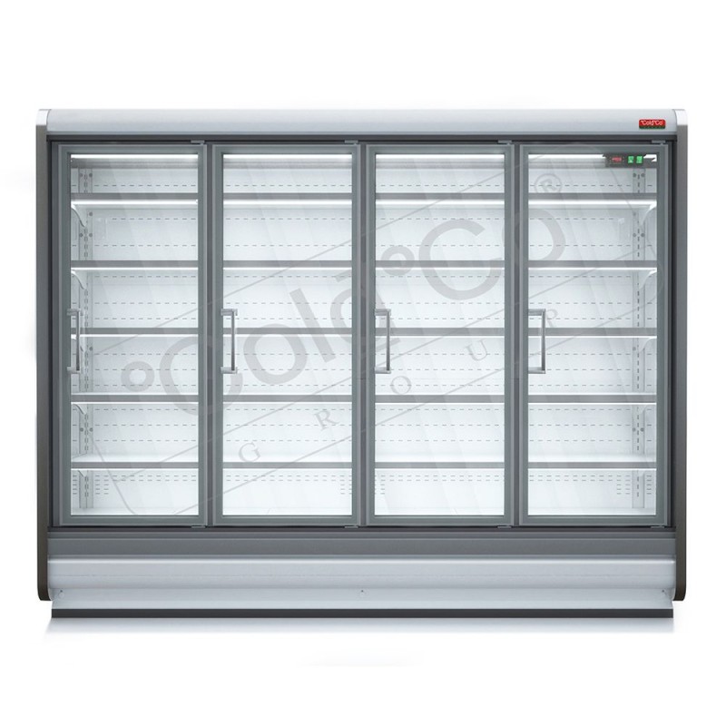 ColdCo Parisa-1250 Remote Glass Hinged Door Multi Deck Cabinet Height - 205